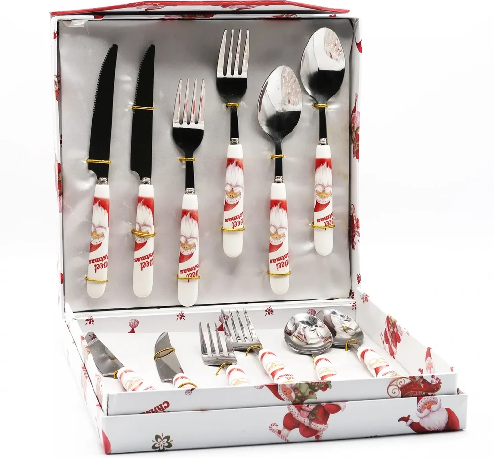 Set tacamuri 4 persoane Craciun