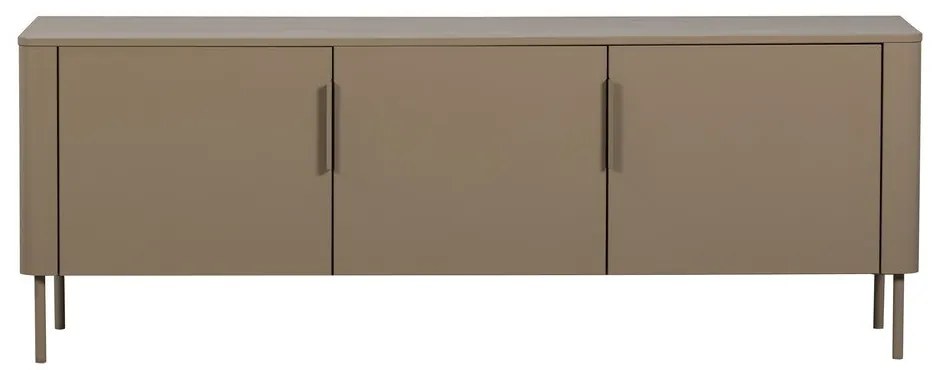 Comodă TV taupe din lemn de pin 154x56x44 cm Gunnar – WOOOD