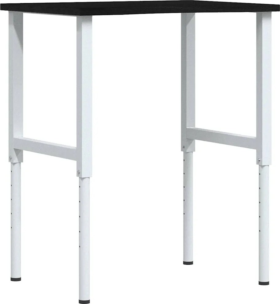 vidaXL Banc lucru maro 80x60x(71,5-98) cm lemn masiv stejar