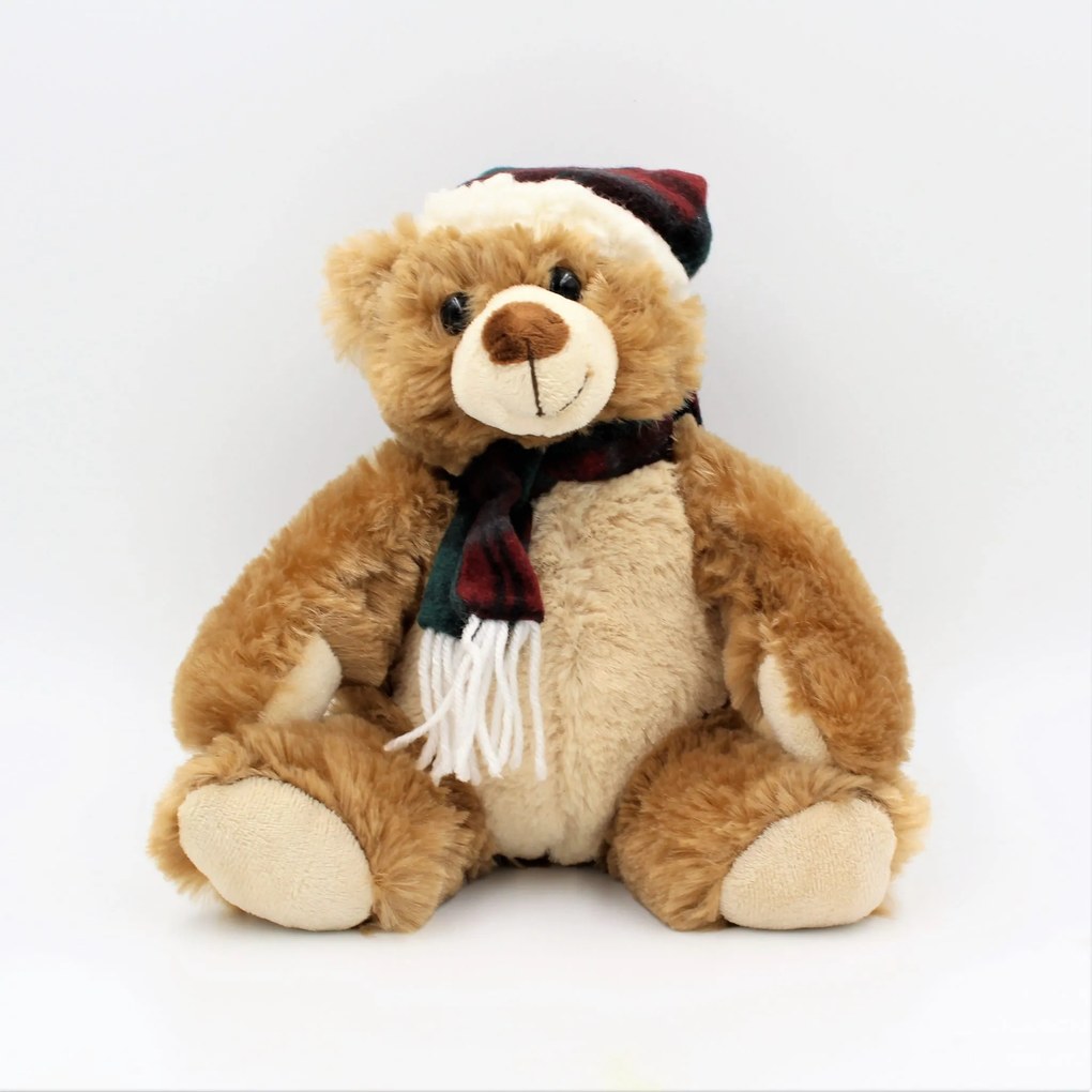 Jucarie din plus Christmas Teddy 10''