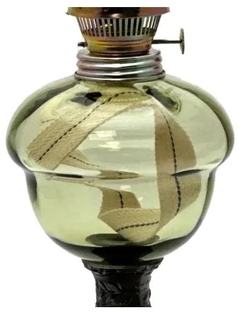 Lampă cu petrol BARBORA 54 cm verde pădure