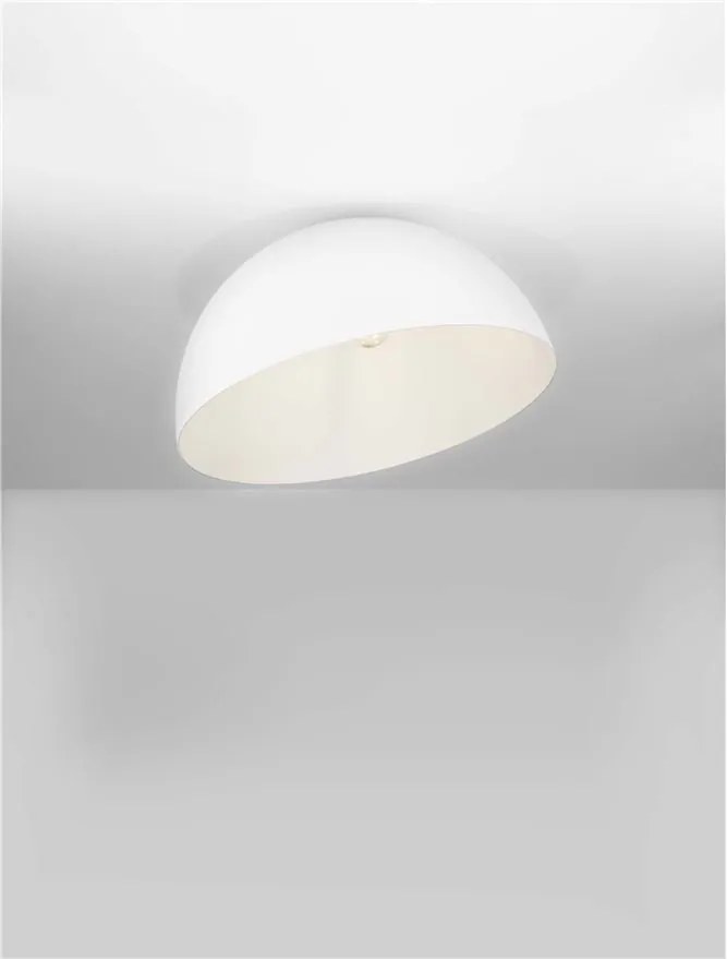 Lustra aplicata design decorativ GEA alb D-50cm