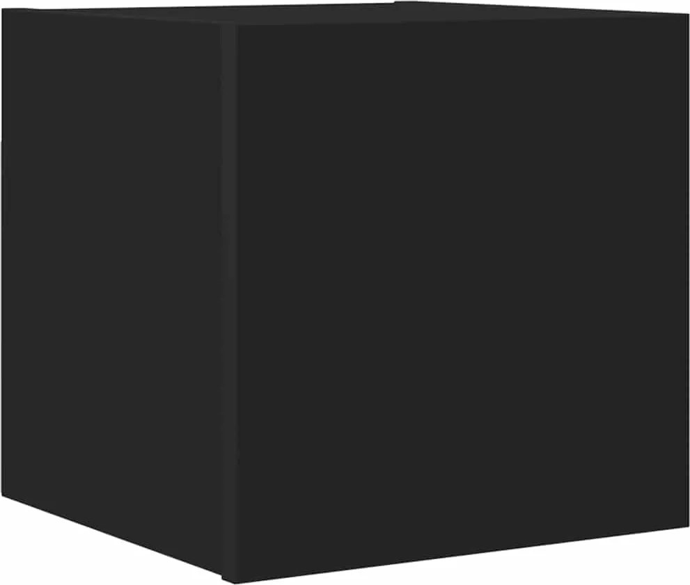 vidaXL Dulap TV montaj pe perete, negru, 30,5x30x30 cm