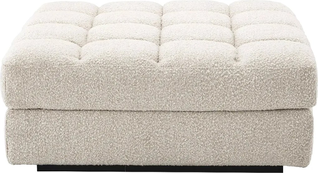 Otoman, Suport picioare design elegant LUX Dean boucle crem