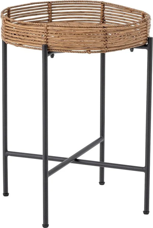 Set mobilier de grădină în culoare naturală din ratan artificial pentru 2 persoane Dudine – Bloomingville