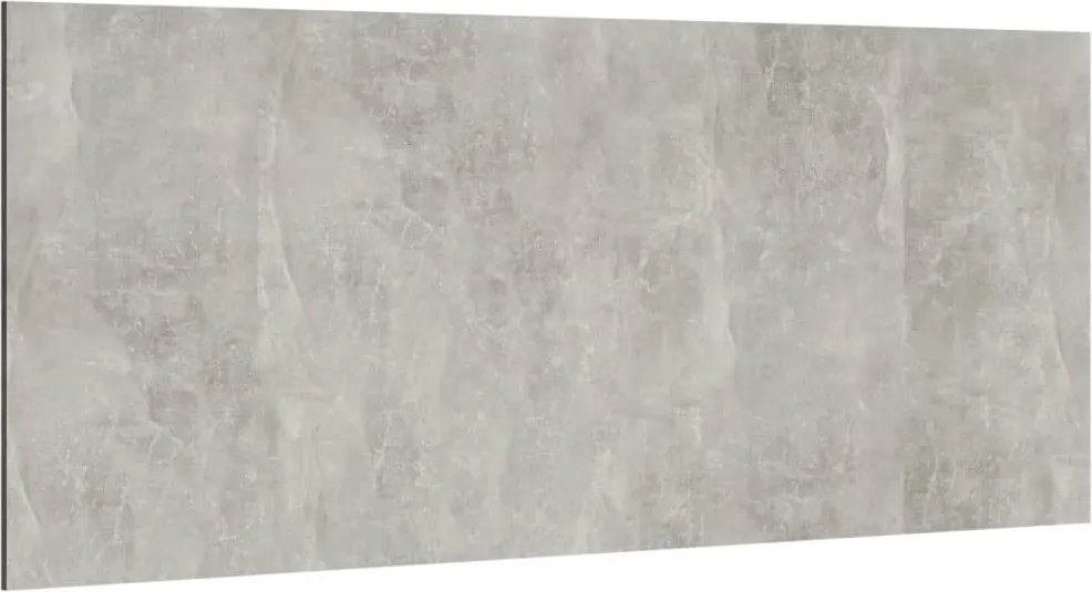 vidaXL Tăblie de pat, gri beton, 200x1,5x80 cm, lemn prelucrat