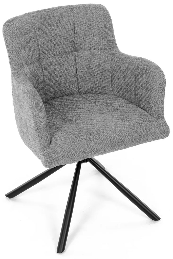 Set de scaune de sufragerie cu mecanism deîntoarcere DCH-T1122 GREY2, 2 buc.