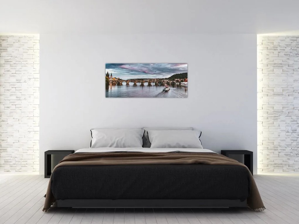 Tablou cu Vltava (120x50 cm)