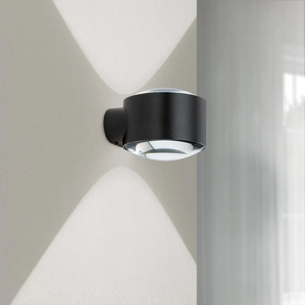 Aplica LED iluminat ambiental up/down IP65 TATRA negru