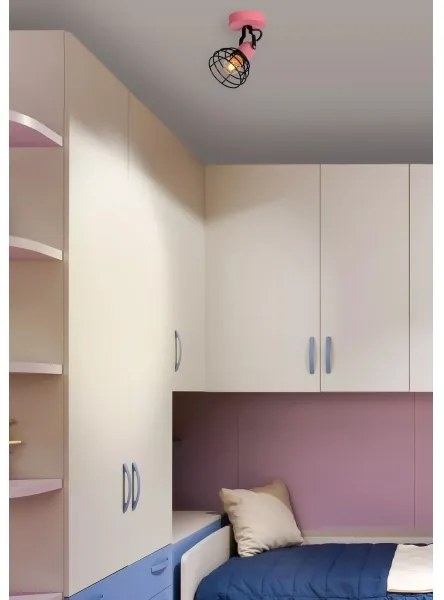 Spot Lucide 08927/01/66 POLA 1xE27/60W/230V roz