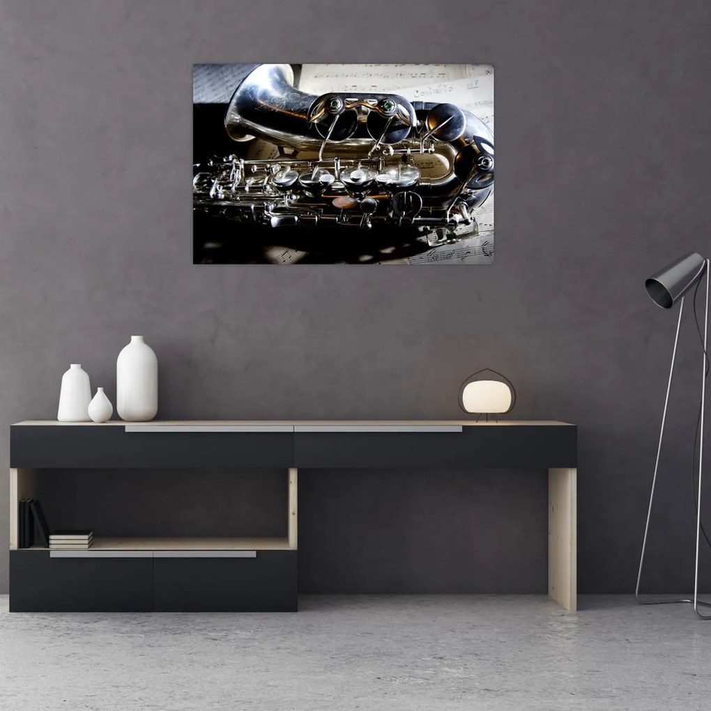 Tablou - Saxofon (90x60 cm)
