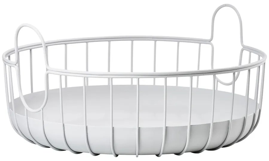 Coș de depozitare din sârmă din metal ø 38x18 cm Inu – Zone