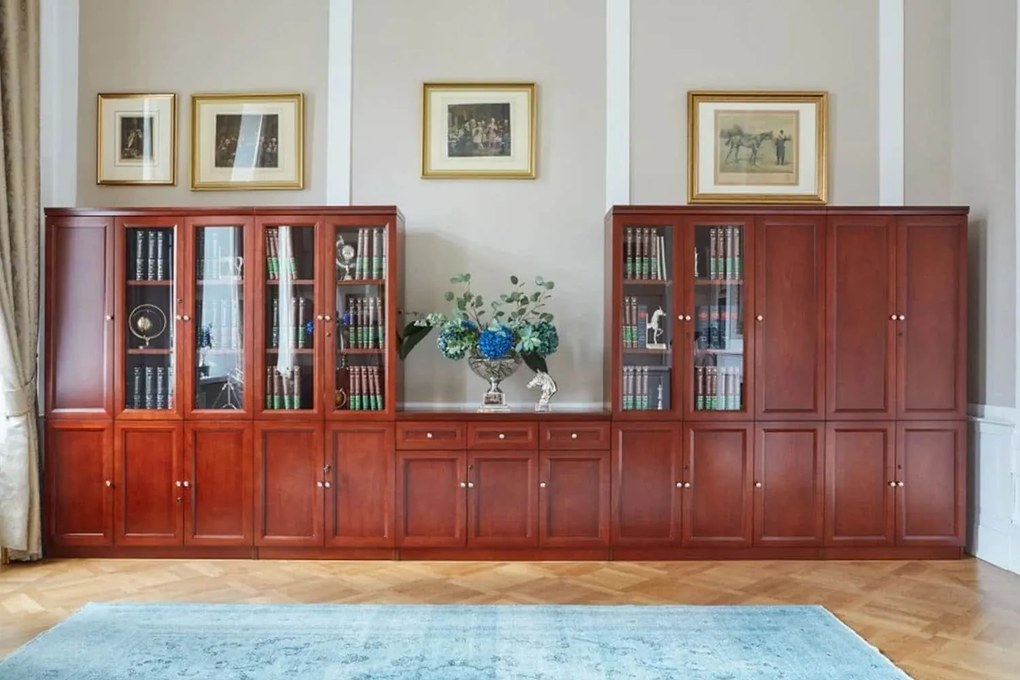 Comodă lemn masiv Toronto Model B3, 120 × 40 × 84 cm