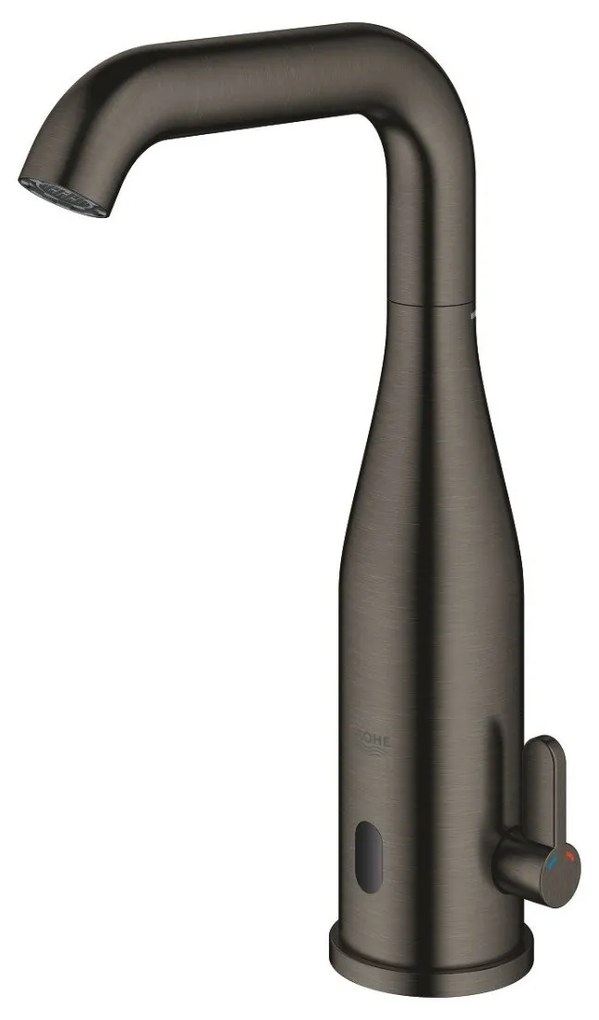 Baterie lavoar Grohe Essence E electronica, alimentare cu baterie, brushed hard graphite - 36445AL0