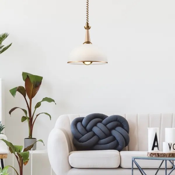 Lustr retractabil CHIARA 1xE27/60W/230V bej/buc