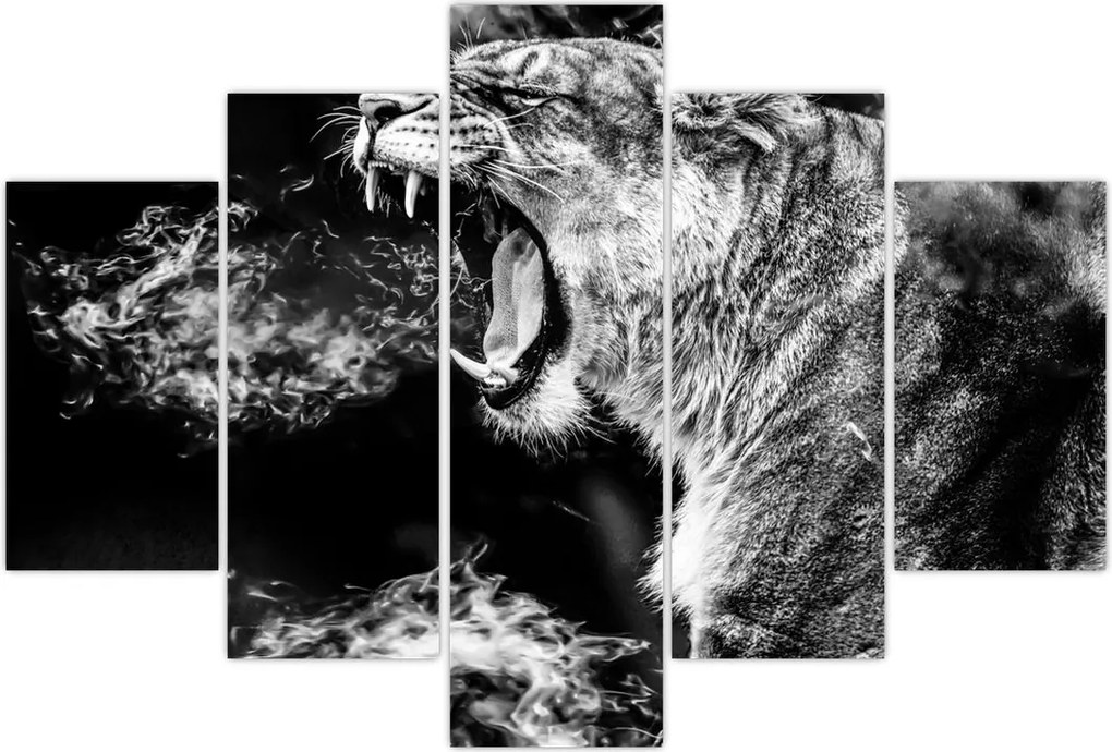 Tablou - Portretul unei leoaice (150x105 cm)