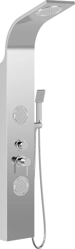Mexen Gros panou de duș, crom - 7619-03-00