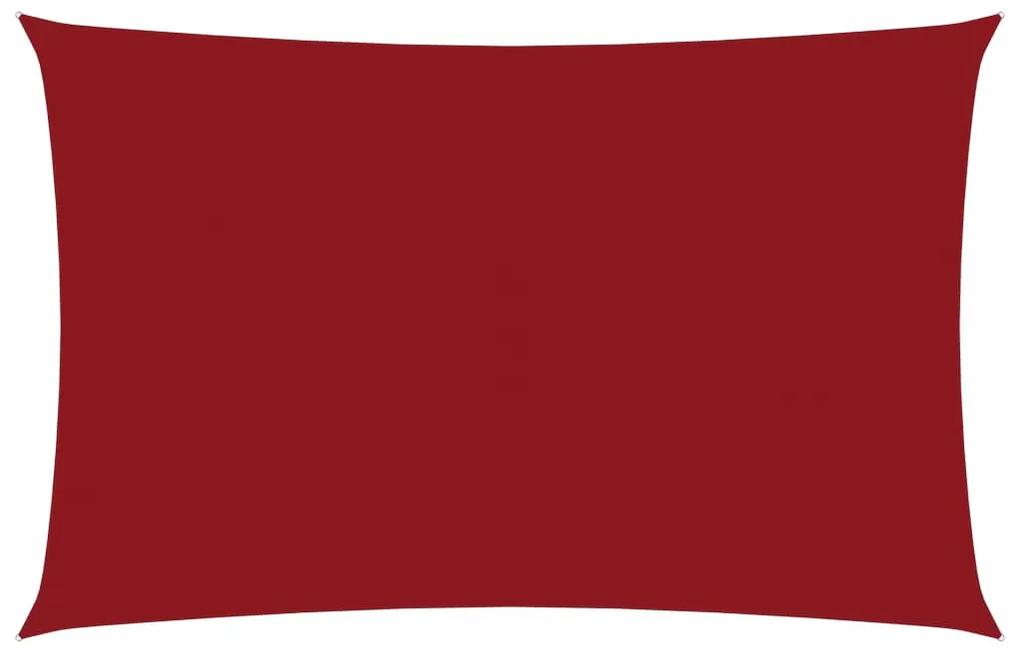 Parasolar, rosu, 2x5 m, tesatura oxford, dreptunghiular Rosu, 2 x 5 m
