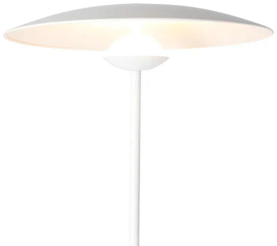 Lampadar alb LED cu abajur din metal (înălțime 140 cm) Lund – Candellux Lighting
