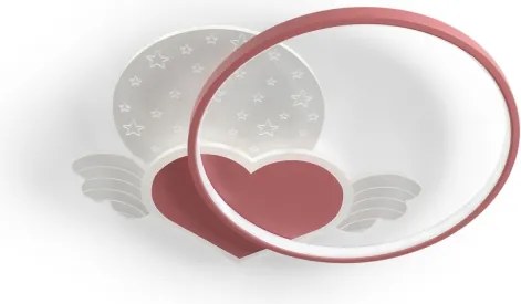 Brilagi - Plafonieră LED pentru copii LOVE, 48W, 230V, 3000/4500/6000K, roz
