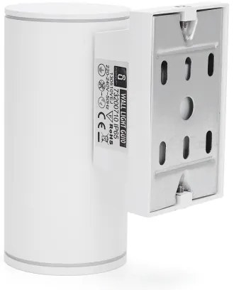 Aigostar - Corp de iluminat de perete pentru exterior 1xGU10/230V IP65 alb rotund