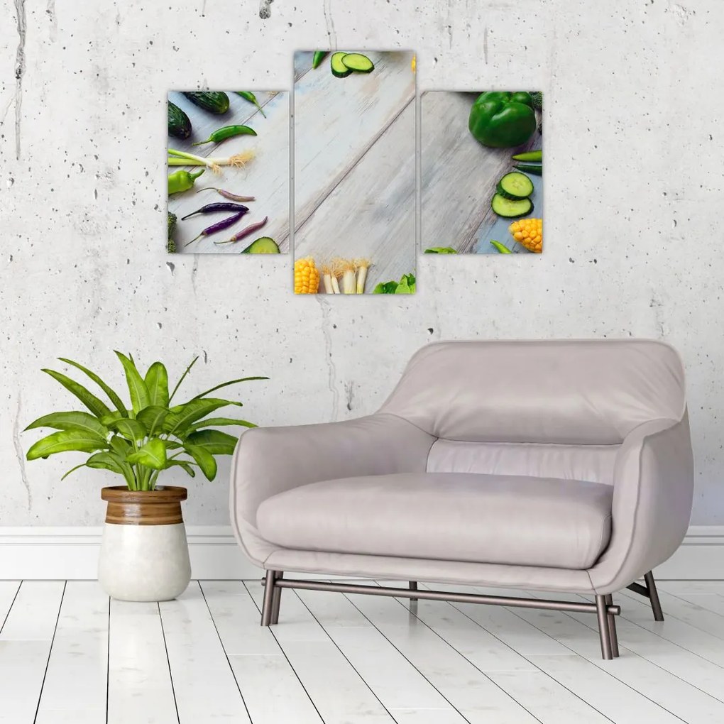Tablou legumele (90x60 cm)