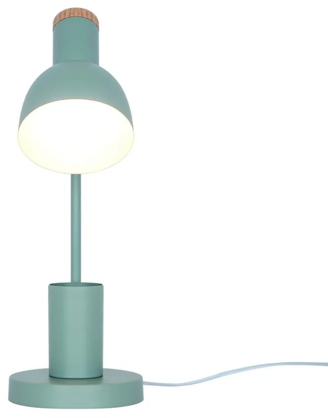 Lampa de birou camera copii cu suport telefon si pixuri, Devone verde