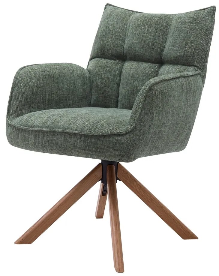 Set de scaune de sufragerie verde 2 buc. tapițat Marilla – Unique Furniture