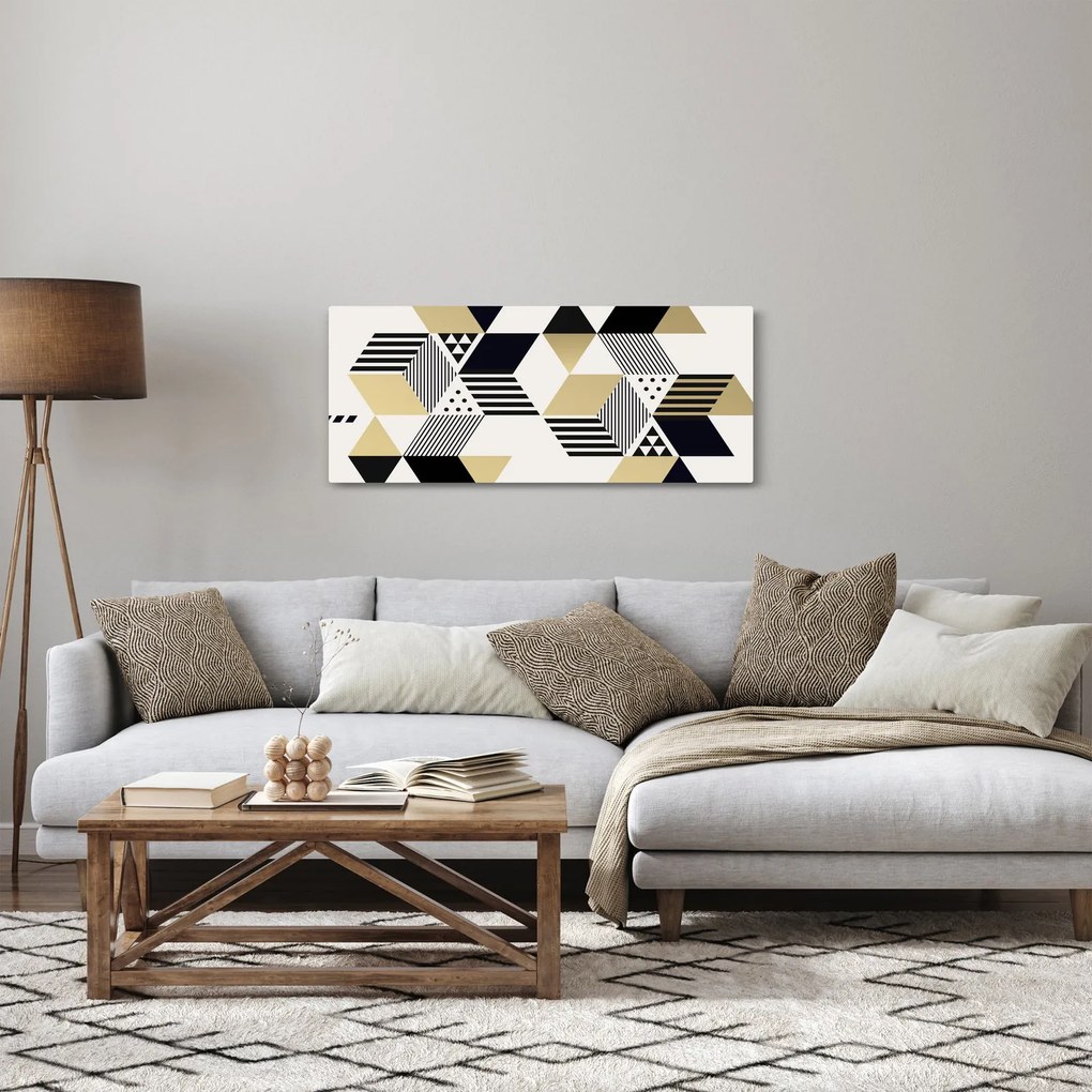 Tablou - Forme geometrice N⁰1 (120x50 cm)