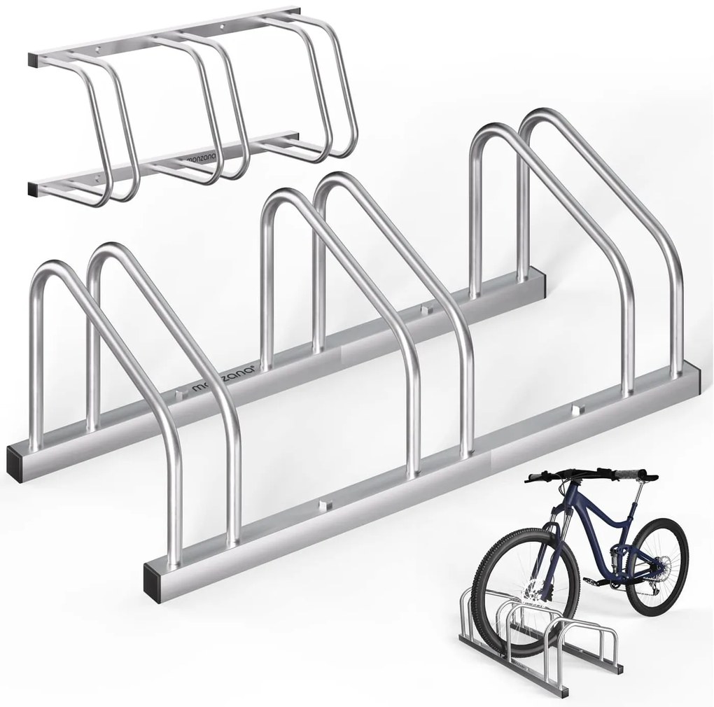 Deuba Suport pentru 3 biciclete - 84x32x27 cm