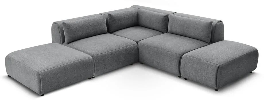 Colțar gri (cu colțar variabil) Jeanne – Bobochic Paris