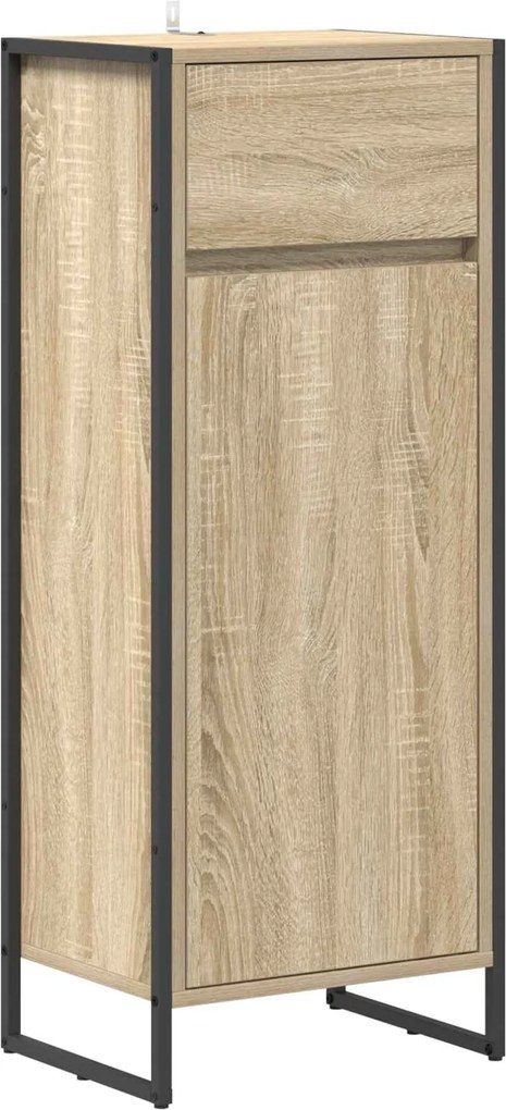 vidaXL Dulap de Baie cu sertar Sonoma 40 x 30 x 100 cm Lemn compozit