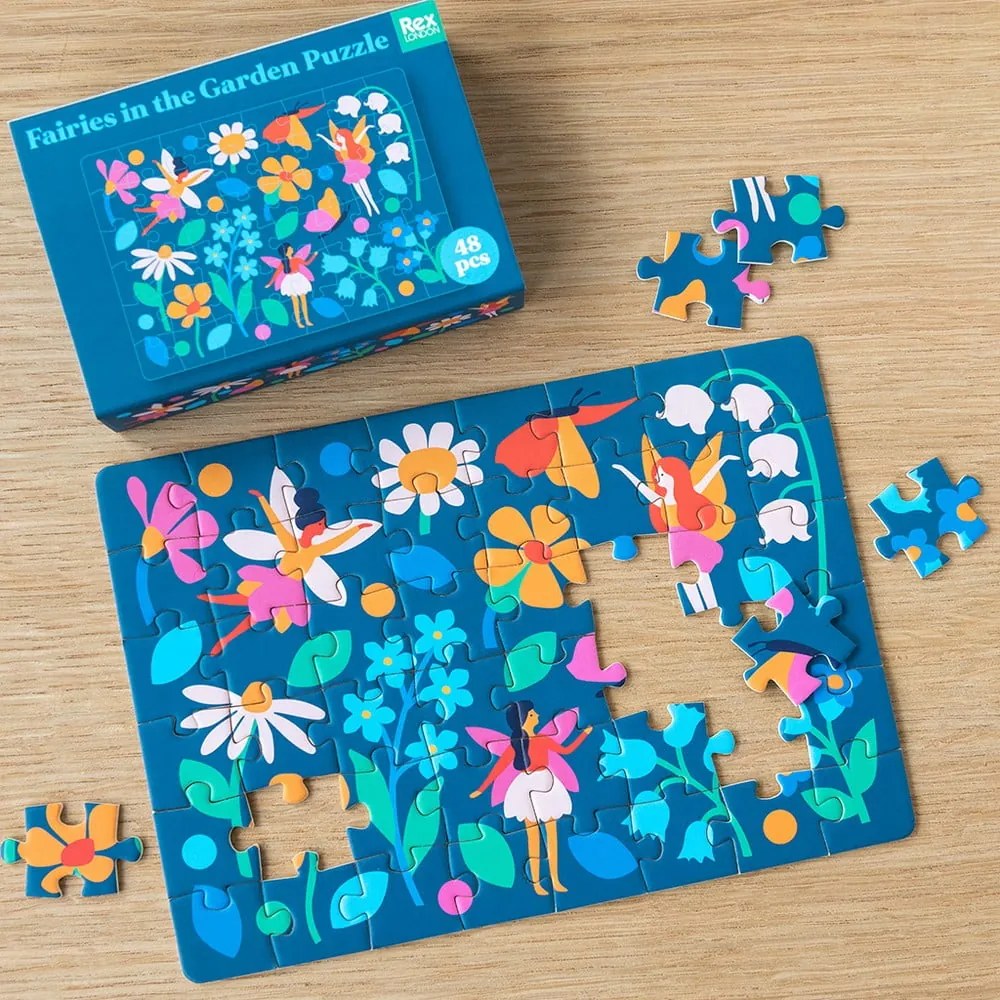 Puzzle (număr de piese 48) Fairies in the Garden – Rex London