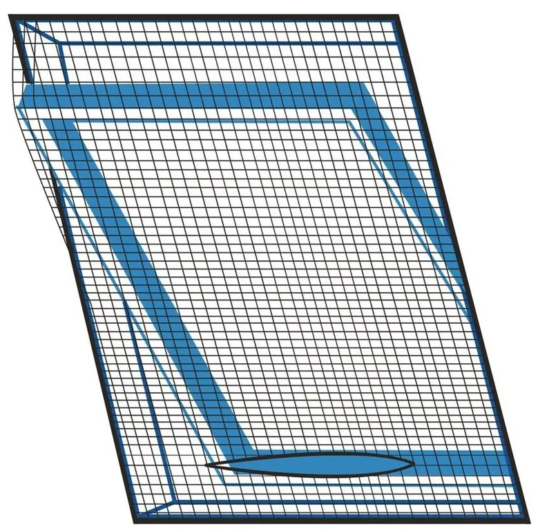 Plasă de insecte Orion, pentru geam de mansardă, negru, 120 x 140 cm