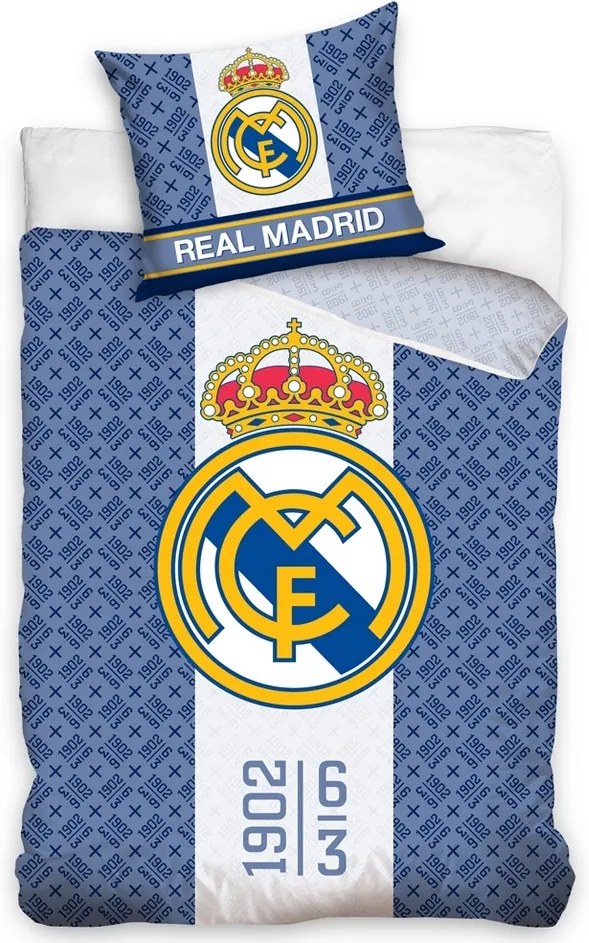 Lenjerie de pat Real Madrid 1902, 140 x 200 cm, 70 x 80 cm