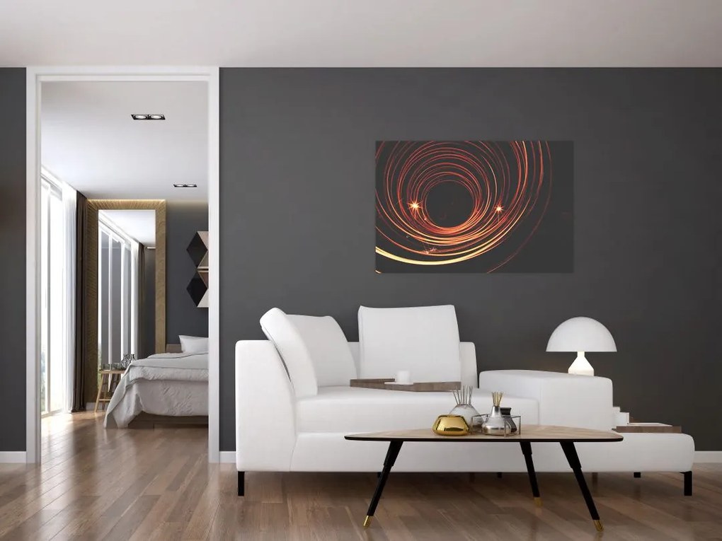 Tabloul cu linii abstracte (90x60 cm)