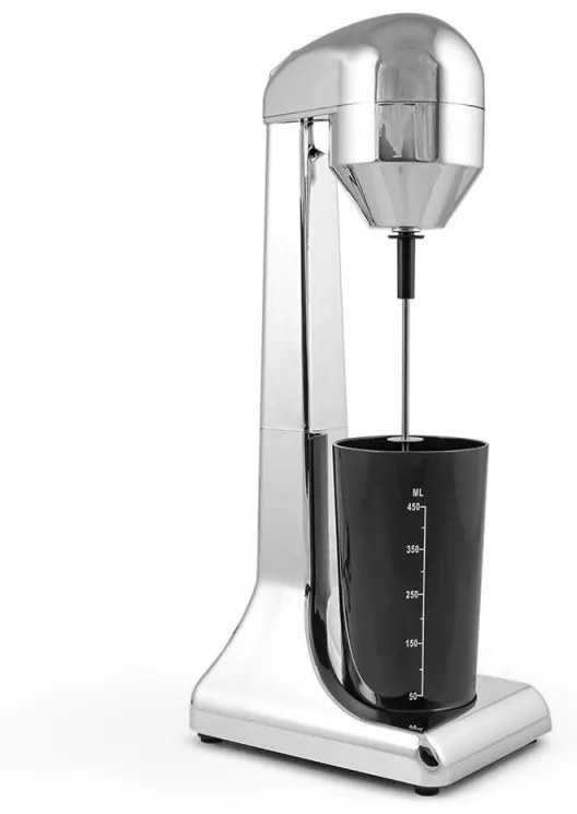 Mixer frappe Oliver Voltz OV51163D, 100W, 2 viteze, Metal, Crom/Negru