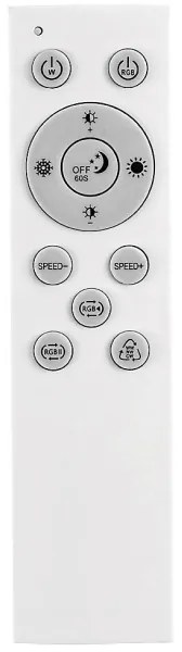 Rabalux 71001 - Plafonier LED RGB FARAMIR 18W/230V dimabil + DO