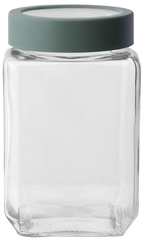Altom Cutie din sticlă cu capac, 700 ml, verde, 700 ml