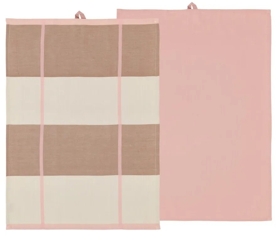 Prosoape de vase 2 buc. din bumbac 50x70 cm Blocks – Södahl