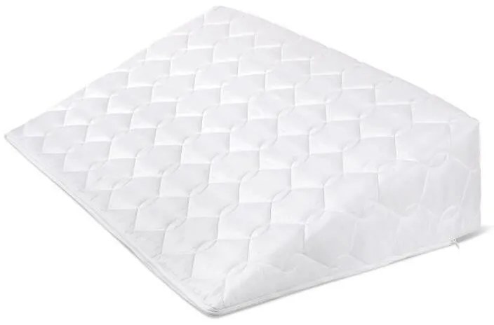 Bellatex Pernă pentru cap cu cusătură, albă, 80 x50 x 20 cm