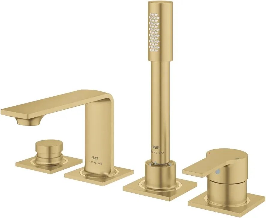 Baterie cada monocomanda auriu periat Grohe Allure cu 4 elemente
