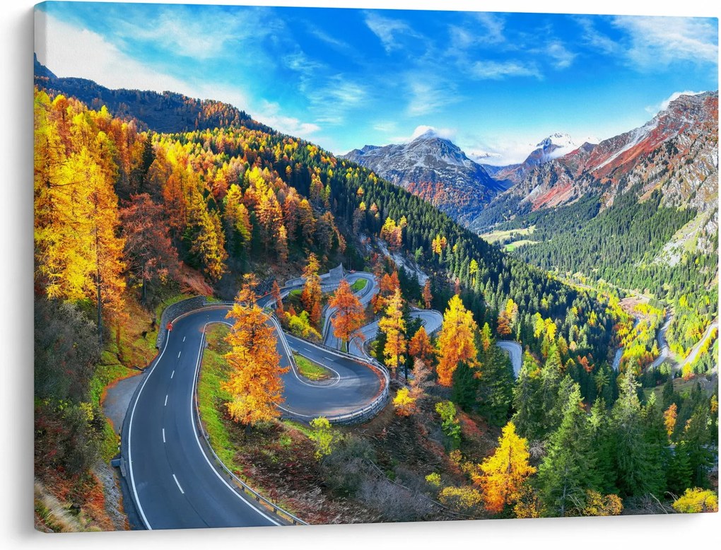 Tablou - Trecătoarea Malay Pass (70x50 cm)