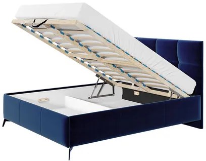 Pat tapițat cu container Waverly (140x200) (Fresh 13). Promo -16%. 1060618