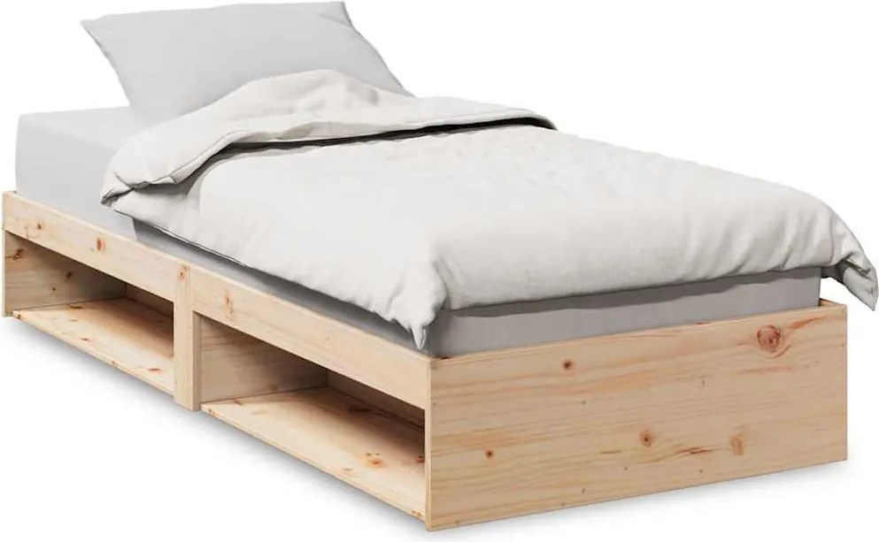 vidaXL Pat de zi fără saltea, 80x200 cm, lemn masiv pin