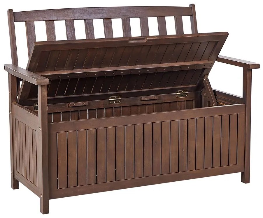 Bancă de grădină Sefu (lemn închis) (cu sp. depozitare)). 1075974