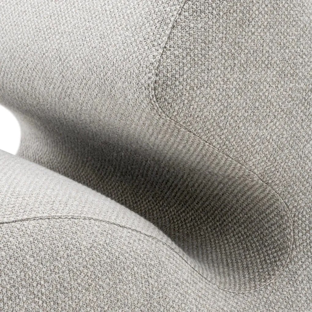 Fotoliu design elegant LUX Sansome, Reve grey