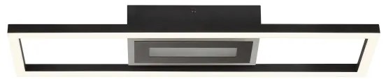 Brilliant-LED RGBW plafonieră cu dimmer BESSON LED/20W/230V 3000-6500K negru + telecomandă