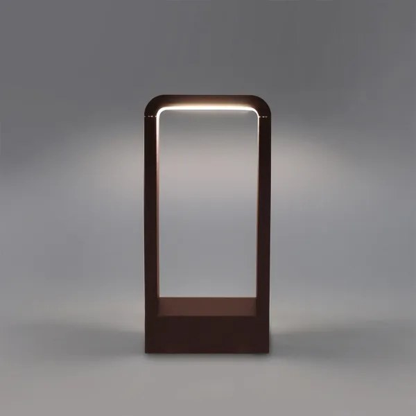 Brilagi - Lampă LED de exterior BARI, 7W, 230V, 3000/4000/6000K, maro, IP54, 30 cm