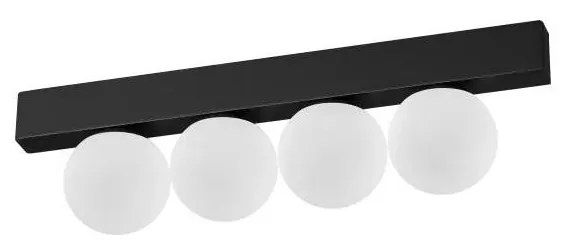 Plafonieră LED Ideal Lux PING PONG 4xLED/3W/230V CRI 90 negru